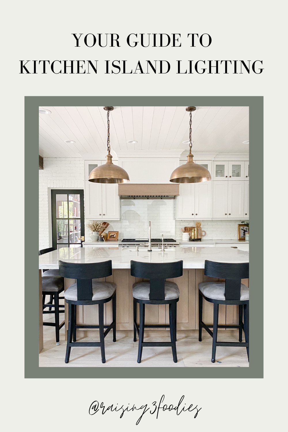 your guide to kitchen island lighting 