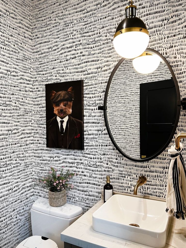 How to style a powder room