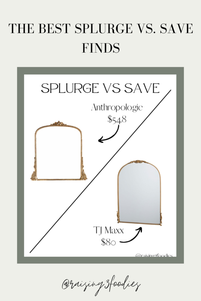 splurge vs. save
