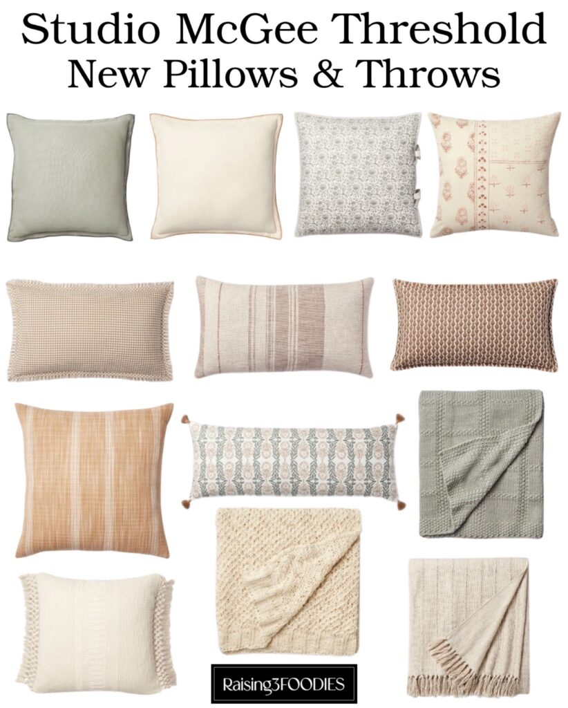 Pillows and throws