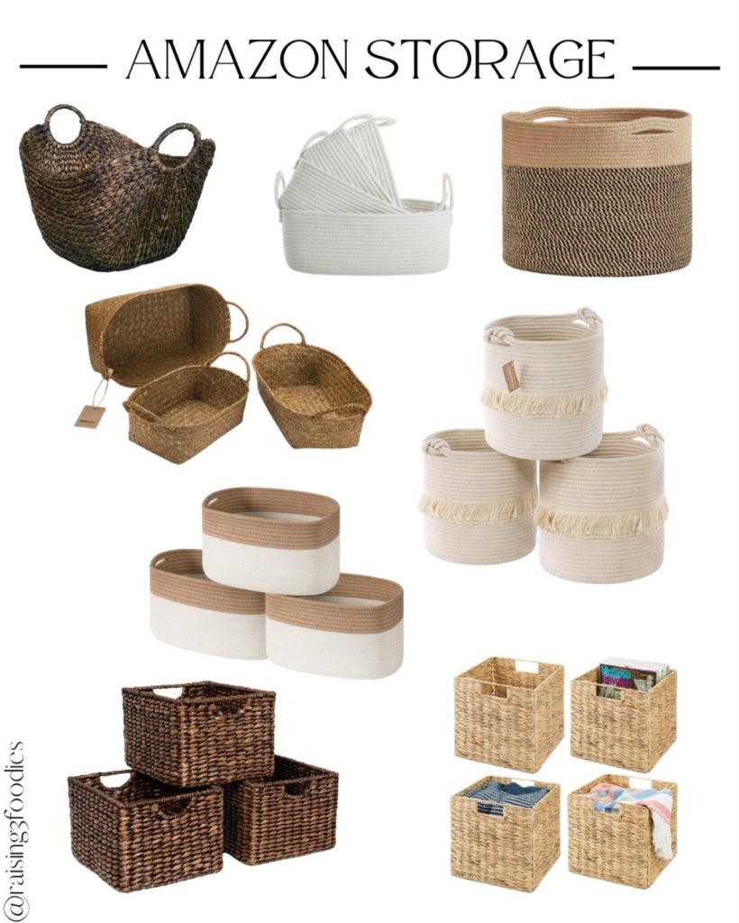 Favorite Amazon storage baskets