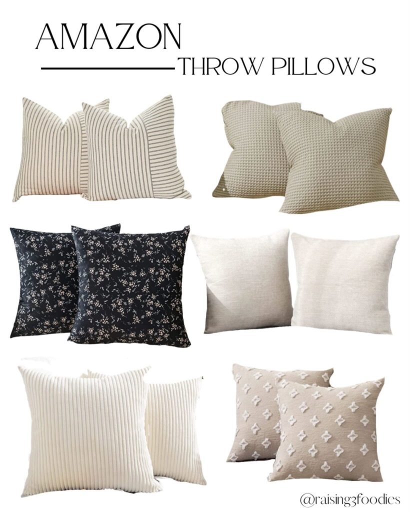 Favorite Amazon throw pillows